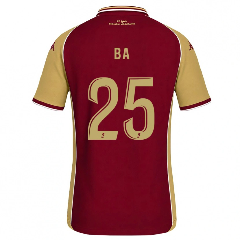 Danxen Män Abdoulaye Ba #25 Guldbrun Mörkröd Hemmatröja Matchtröjor 2026/27 Tröjor T-Tröja