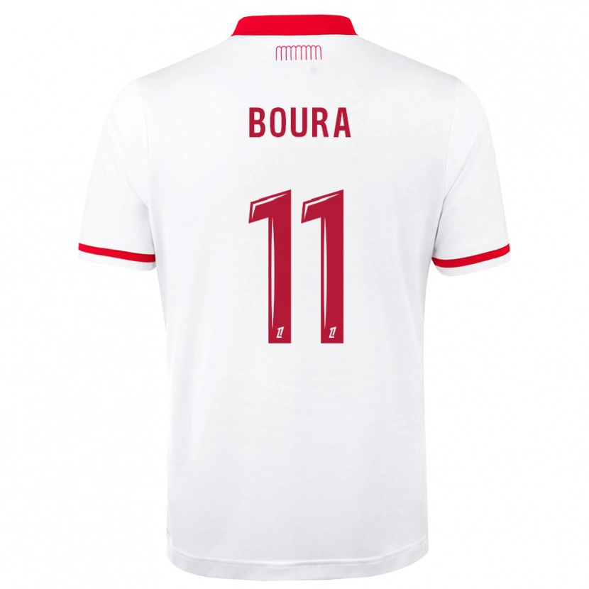 Danxen Män Amal Boura #11 Röd Vit Hemmatröja Matchtröjor 2026/27 Tröjor T-Tröja