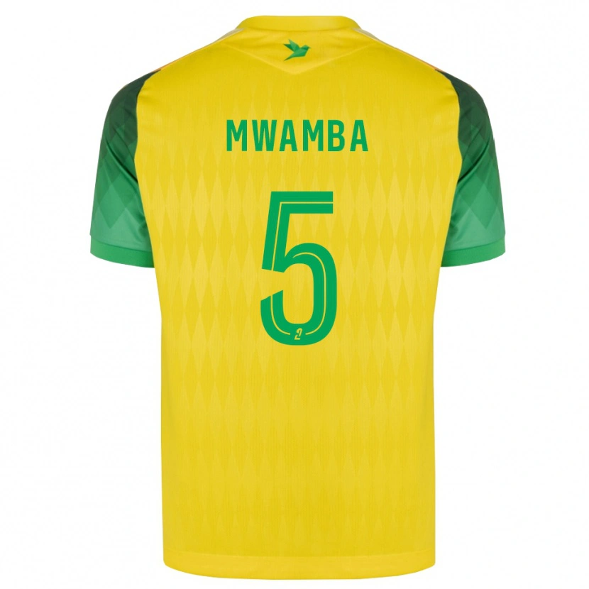 Danxen Män Musunda Mwamba #5 Gul Grön Röd Hemmatröja Matchtröjor 2026/27 Tröjor T-Tröja