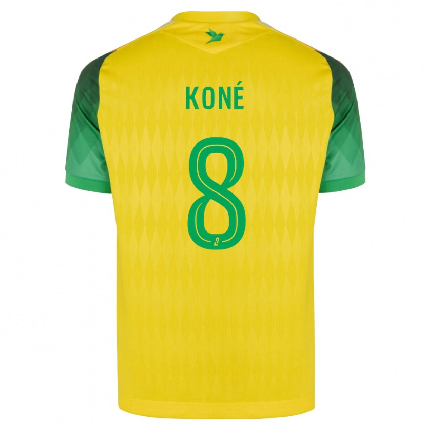 Danxen Män Kassoum Koné #8 Gul Grön Röd Hemmatröja Matchtröjor 2026/27 Tröjor T-Tröja