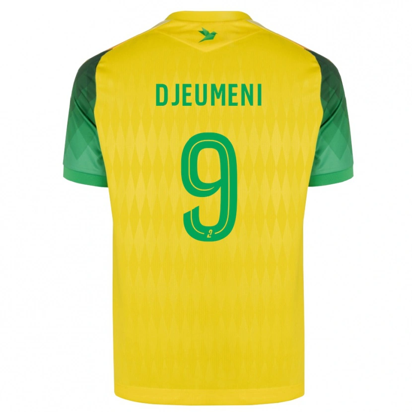 Danxen Män Kevy Djeumeni #9 Gul Grön Röd Hemmatröja Matchtröjor 2026/27 Tröjor T-Tröja