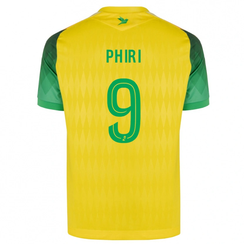 Danxen Män Samiah Phiri #9 Gul Grön Röd Hemmatröja Matchtröjor 2026/27 Tröjor T-Tröja