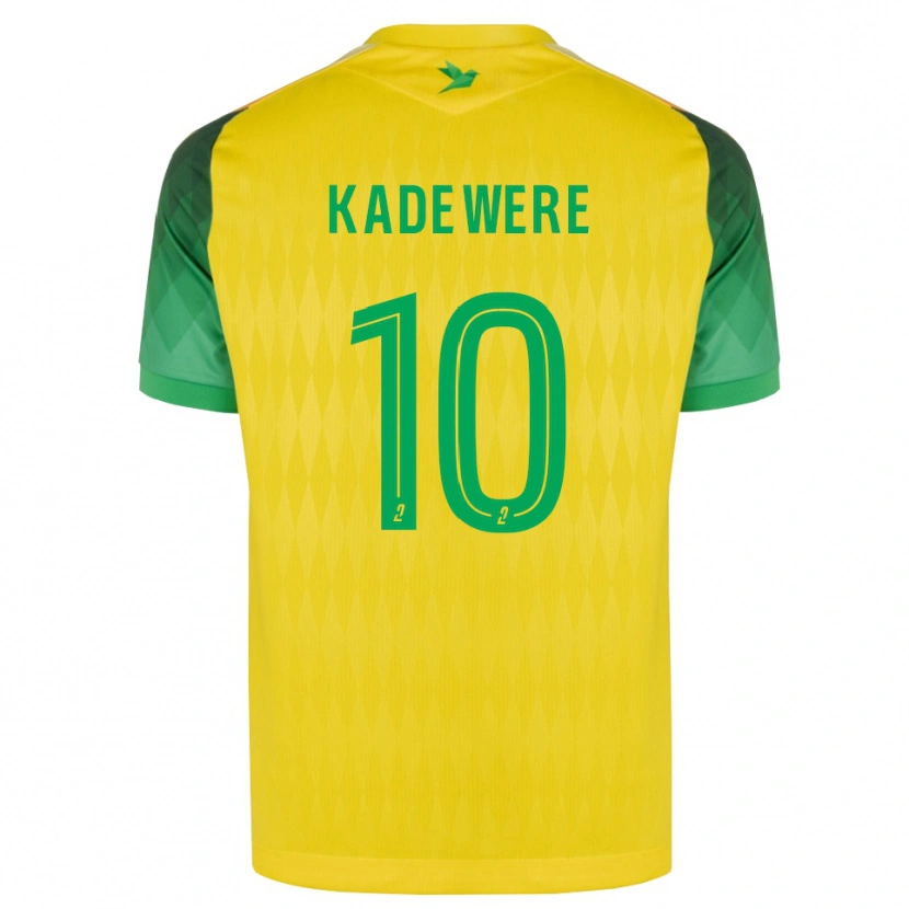 Danxen Män Tino Kadewere #10 Gul Grön Röd Hemmatröja Matchtröjor 2026/27 Tröjor T-Tröja