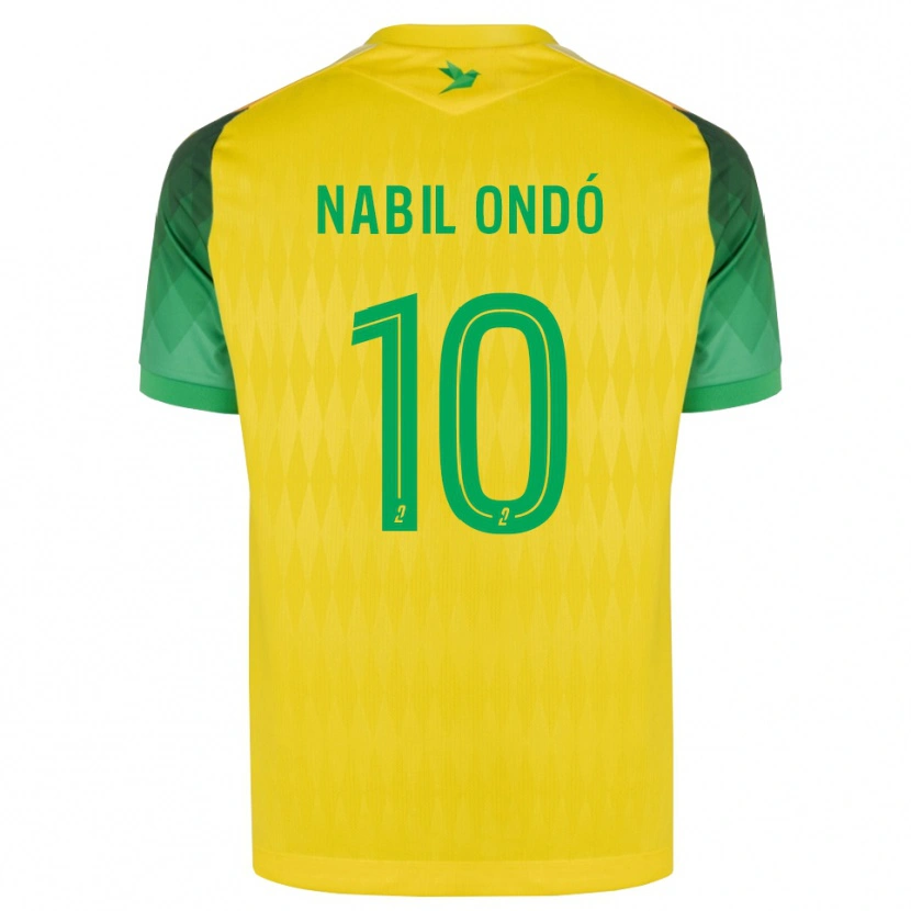 Danxen Män José Nabil Ondó #10 Gul Grön Röd Hemmatröja Matchtröjor 2026/27 Tröjor T-Tröja
