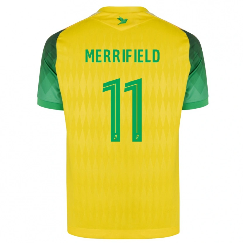 Danxen Män Loan Merrifield #11 Gul Grön Röd Hemmatröja Matchtröjor 2026/27 Tröjor T-Tröja