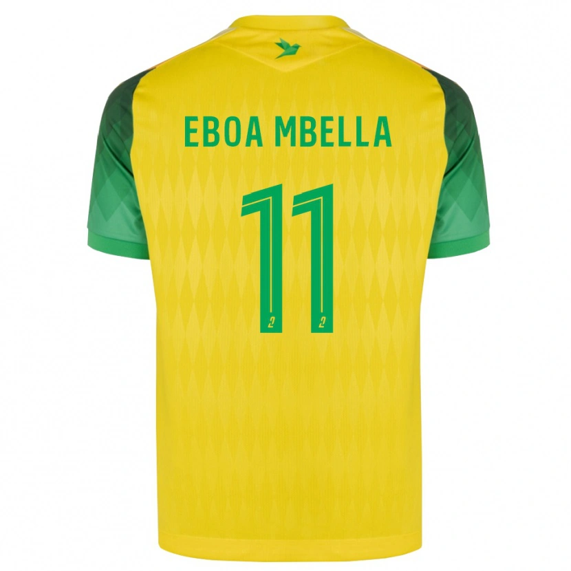 Danxen Män Eden Eboa Mbella #11 Gul Grön Röd Hemmatröja Matchtröjor 2026/27 Tröjor T-Tröja