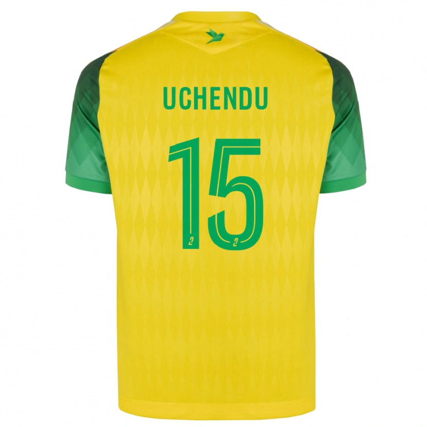 Danxen Män Chinaza Uchendu #15 Gul Grön Röd Hemmatröja Matchtröjor 2026/27 Tröjor T-Tröja