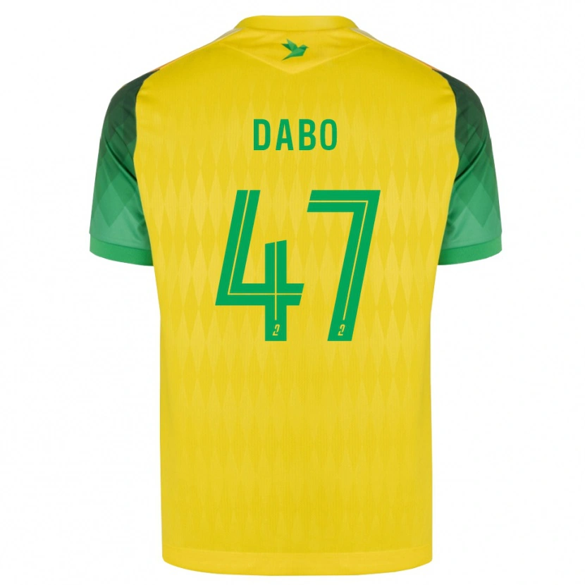 Danxen Män Moustapha Dabo #47 Gul Grön Röd Hemmatröja Matchtröjor 2026/27 Tröjor T-Tröja