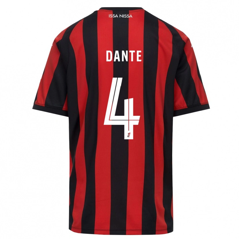 Danxen Män Dante #4 Röd Svart Vit Hemmatröja Matchtröjor 2026/27 Tröjor T-Tröja