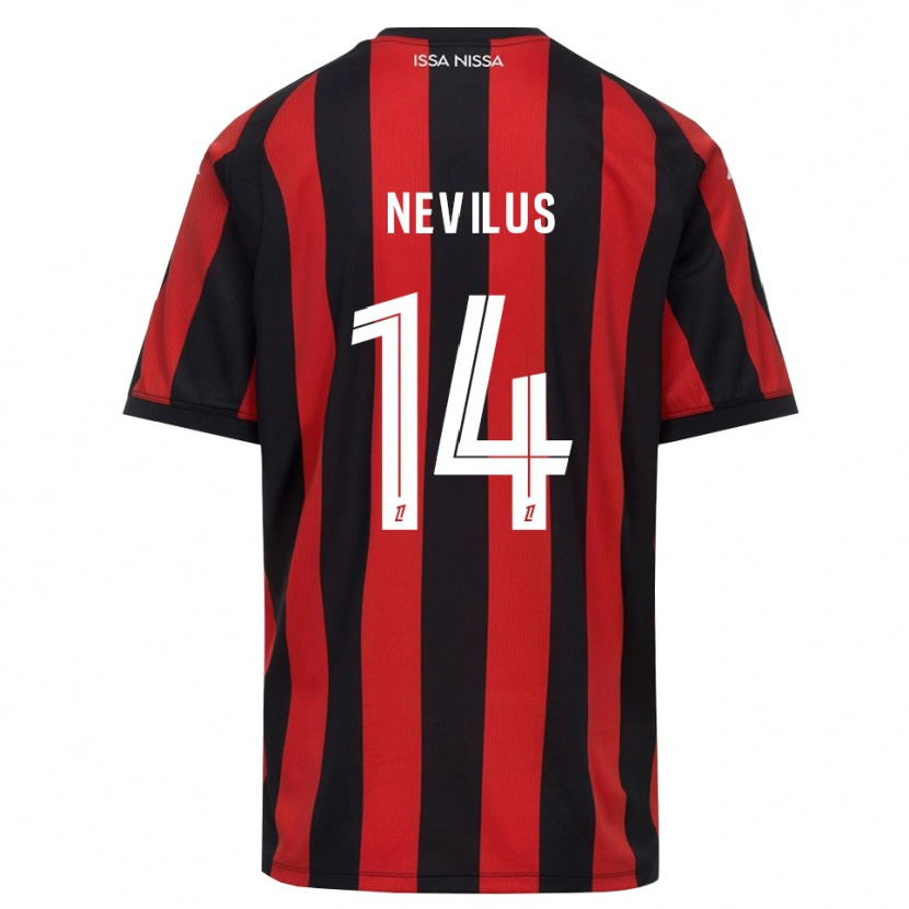 Danxen Män Anthonyo Nevilus #14 Röd Svart Vit Hemmatröja Matchtröjor 2026/27 Tröjor T-Tröja