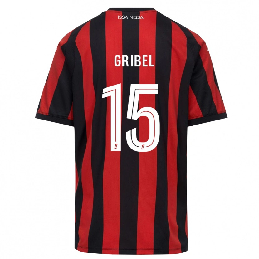 Danxen Män Naomie Gribel #15 Röd Svart Vit Hemmatröja Matchtröjor 2026/27 Tröjor T-Tröja