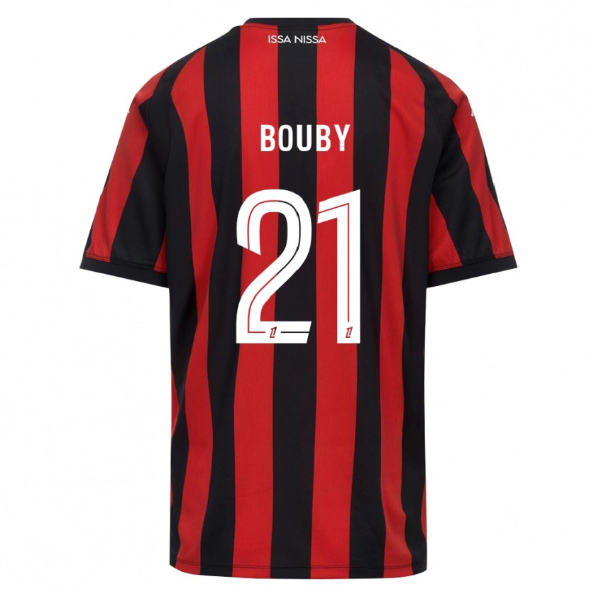 Danxen Män Coline Bouby #21 Röd Svart Vit Hemmatröja Matchtröjor 2026/27 Tröjor T-Tröja