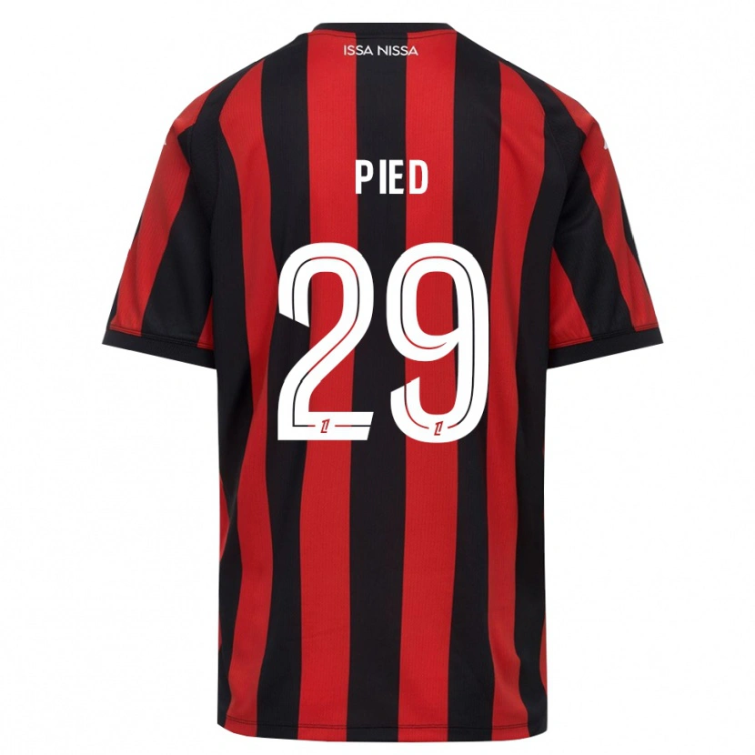 Danxen Män Jeremy Pied #29 Röd Svart Vit Hemmatröja Matchtröjor 2026/27 Tröjor T-Tröja