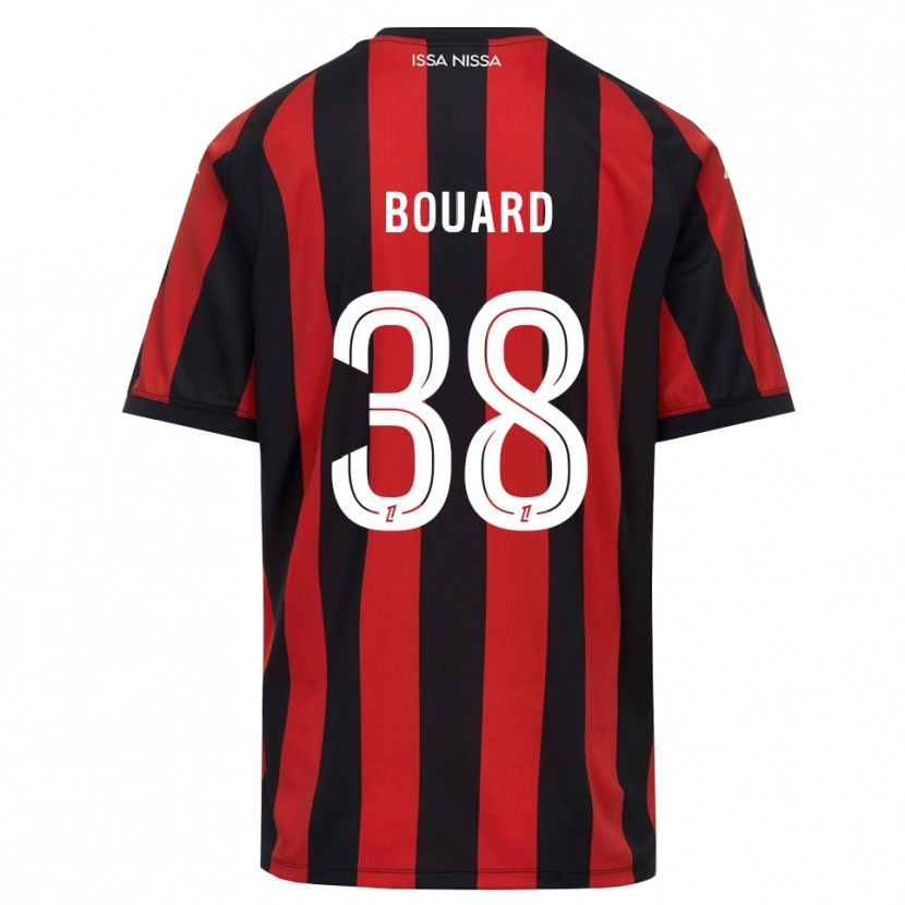 Danxen Män Enguerrand Bouard #38 Röd Svart Vit Hemmatröja Matchtröjor 2026/27 Tröjor T-Tröja