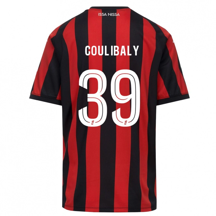 Danxen Män Djibril Coulibaly #39 Röd Svart Vit Hemmatröja Matchtröjor 2026/27 Tröjor T-Tröja