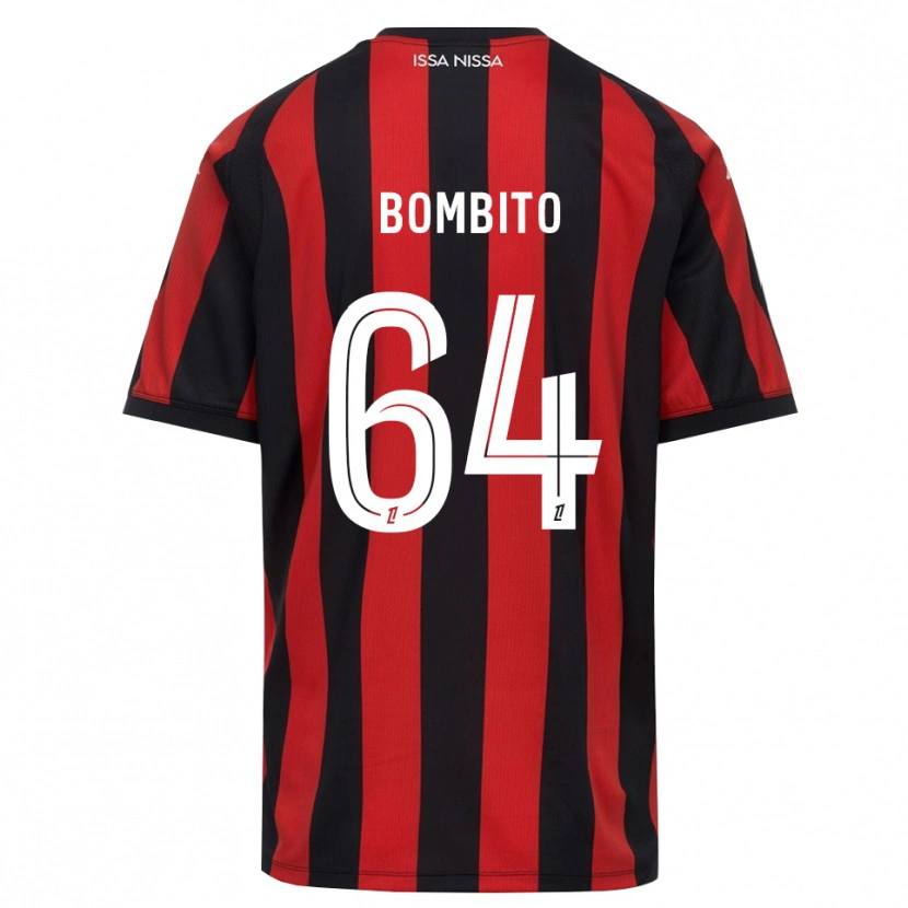 Danxen Män Moïse Bombito #64 Röd Svart Vit Hemmatröja Matchtröjor 2026/27 Tröjor T-Tröja