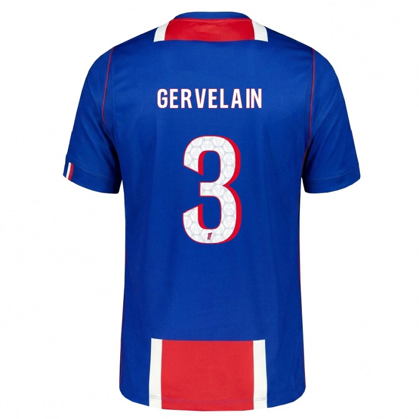 Danxen Män Jordan Gervelain #3 Röd Vit Blå Hemmatröja Matchtröjor 2026/27 Tröjor T-Tröja