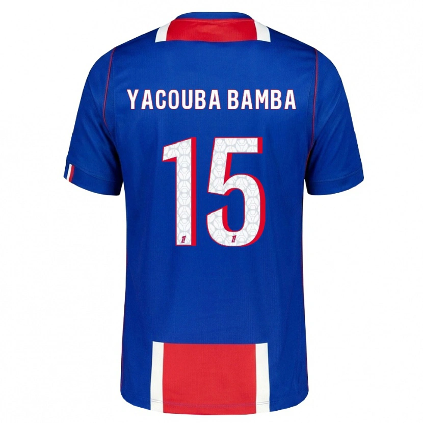 Danxen Män Ben Yacouba Bamba #15 Röd Vit Blå Hemmatröja Matchtröjor 2026/27 Tröjor T-Tröja