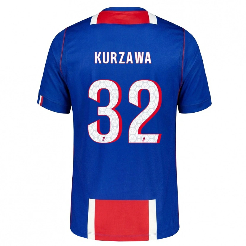 Danxen Män Layvin Kurzawa #32 Röd Vit Blå Hemmatröja Matchtröjor 2026/27 Tröjor T-Tröja