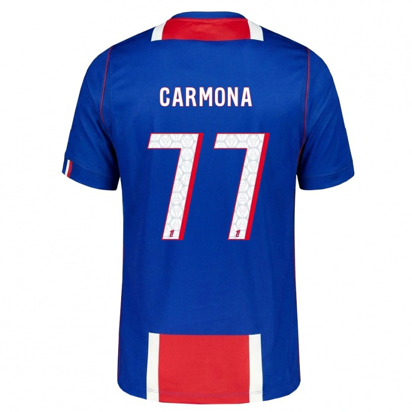 Danxen Män Olga Carmona #77 Röd Vit Blå Hemmatröja Matchtröjor 2026/27 Tröjor T-Tröja