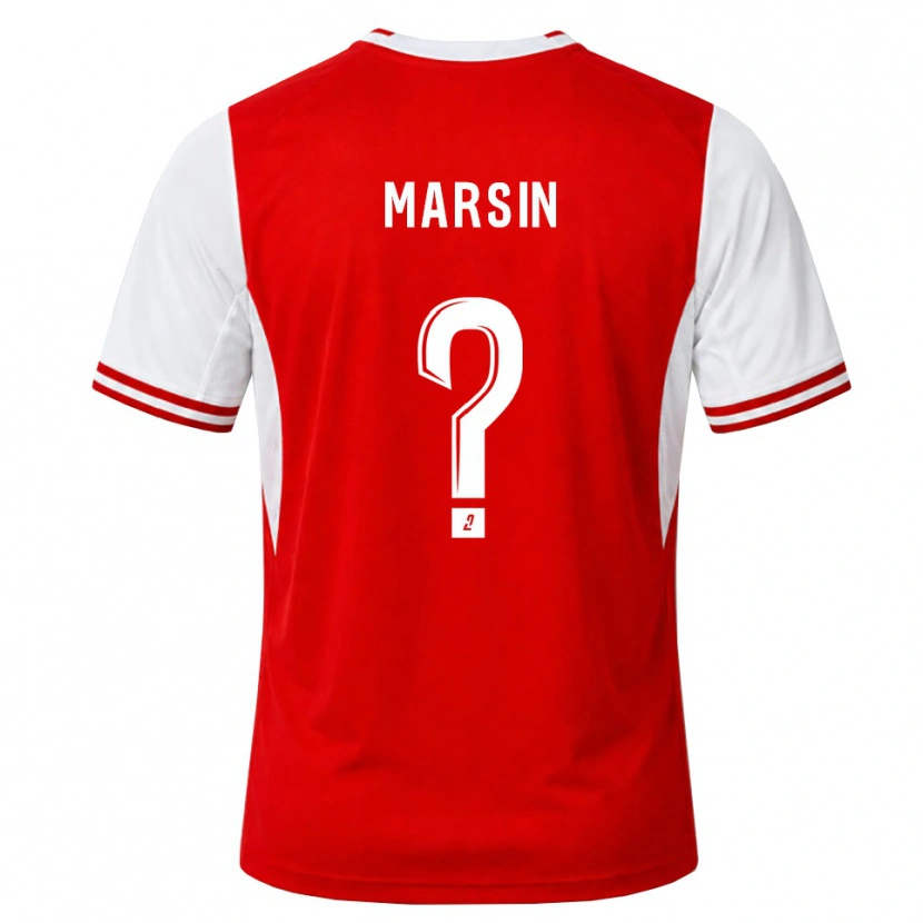 Danxen Män Antonin Marsin #0 Röd Vit Hemmatröja Matchtröjor 2026/27 Tröjor T-Tröja