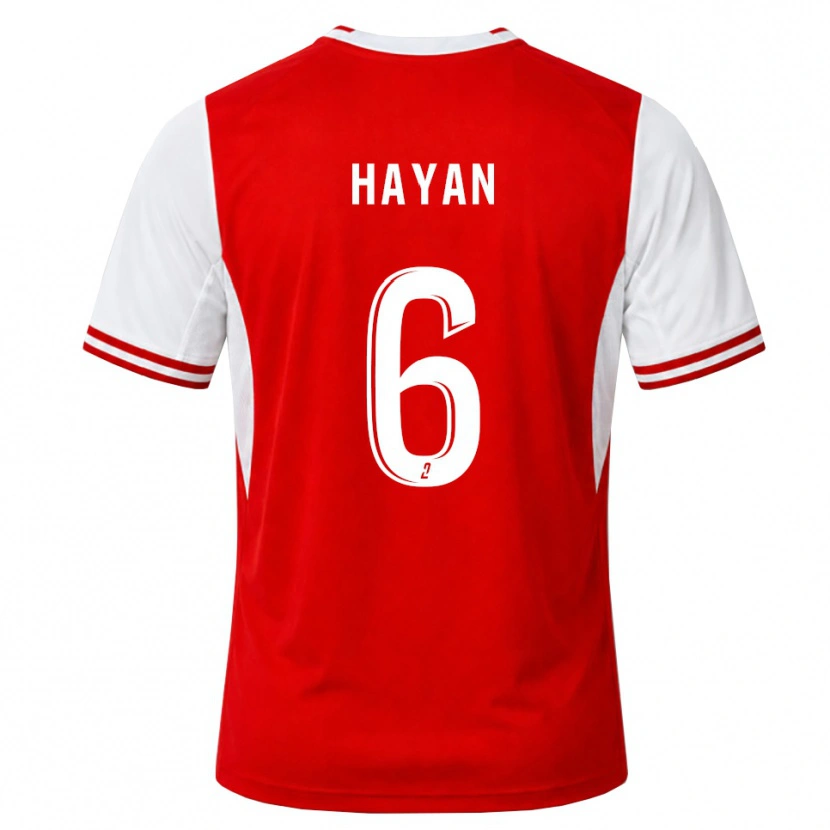 Danxen Män Zahid Hayan #6 Röd Vit Hemmatröja Matchtröjor 2026/27 Tröjor T-Tröja