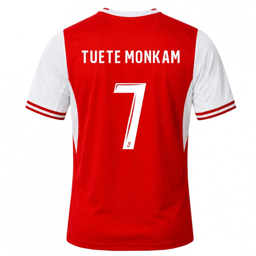 Danxen Män Malcolm Tuete Monkam #7 Röd Vit Hemmatröja Matchtröjor 2026/27 Tröjor T-Tröja