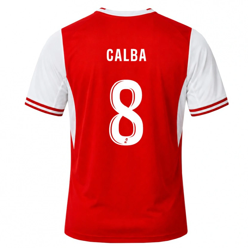 Danxen Män Lucie Calba #8 Röd Vit Hemmatröja Matchtröjor 2026/27 Tröjor T-Tröja