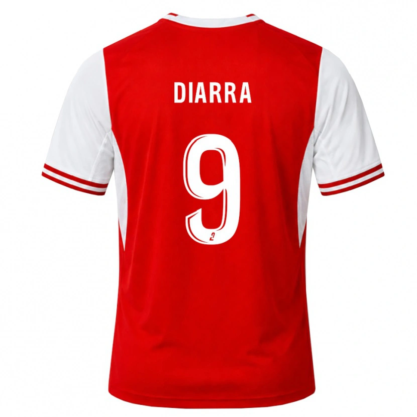 Danxen Män Thiemoko Diarra #9 Röd Vit Hemmatröja Matchtröjor 2026/27 Tröjor T-Tröja
