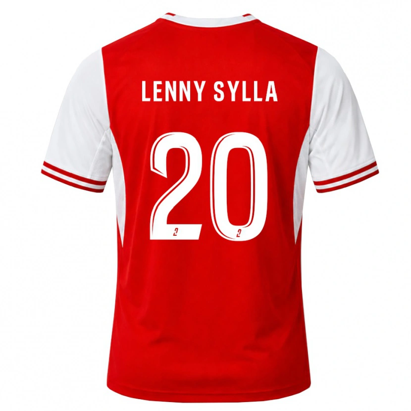 Danxen Män Lenny Sylla #20 Röd Vit Hemmatröja Matchtröjor 2026/27 Tröjor T-Tröja