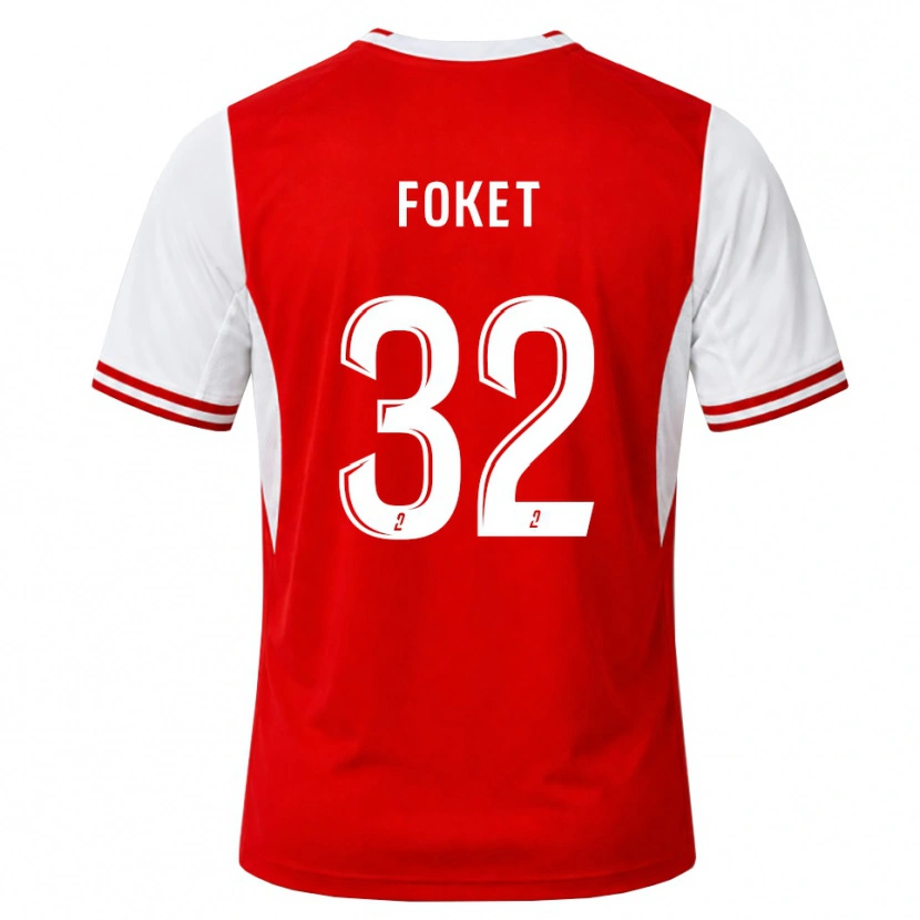 Danxen Män Thomas Foket #32 Röd Vit Hemmatröja Matchtröjor 2026/27 Tröjor T-Tröja