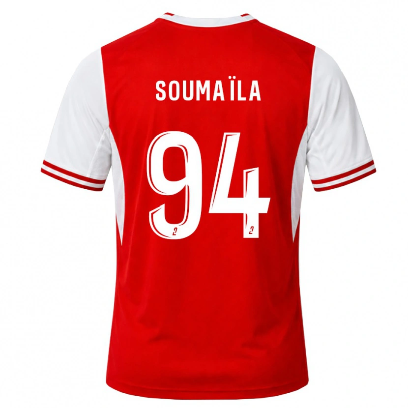 Danxen Män Soumaïla Sylla #94 Röd Vit Hemmatröja Matchtröjor 2026/27 Tröjor T-Tröja