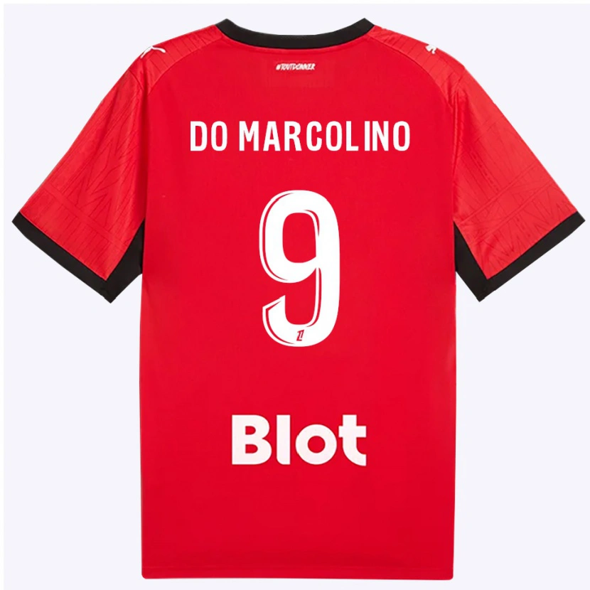 Danxen Män Alan Do Marcolino #9 Röd Svart Vit Hemmatröja Matchtröjor 2026/27 Tröjor T-Tröja