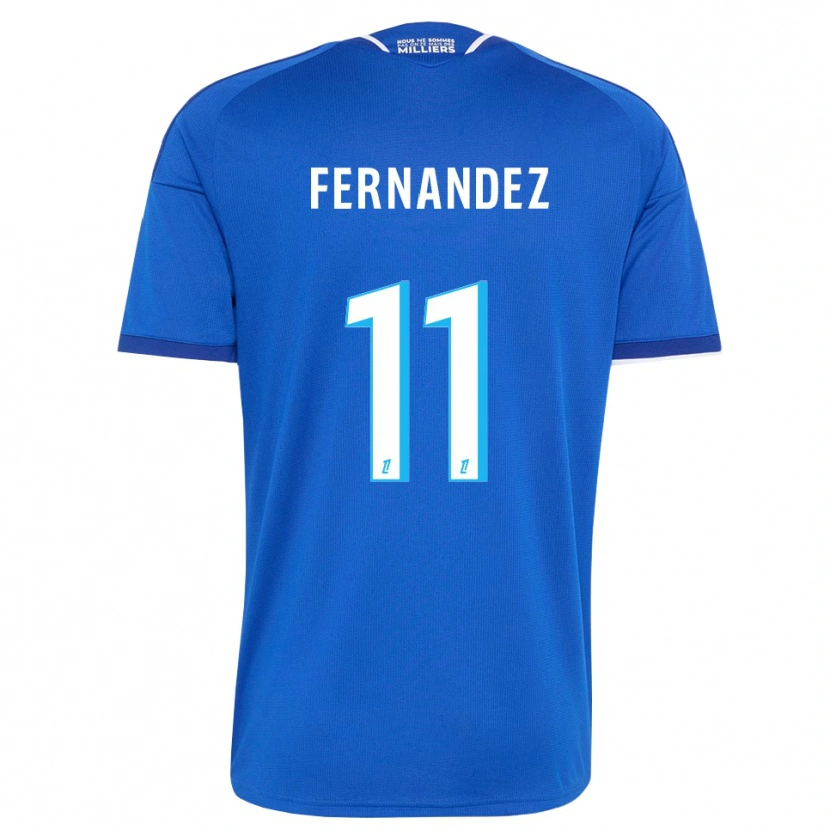 Danxen Män Elies Araar Fernandez #11 Kunglig Blå Vit Hemmatröja Matchtröjor 2026/27 Tröjor T-Tröja