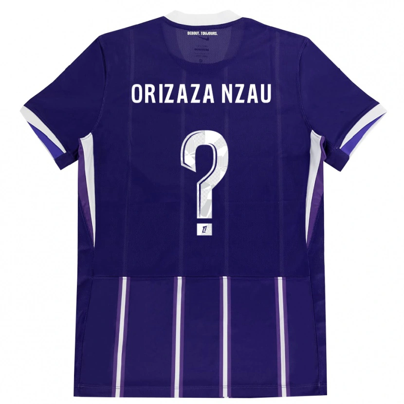Danxen Män Jethro Orizaza Nzau #0 Lila Vit Hemmatröja Matchtröjor 2026/27 Tröjor T-Tröja