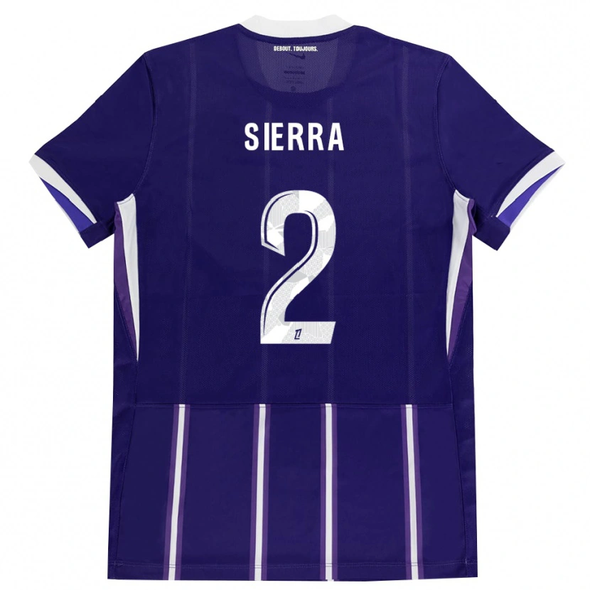 Danxen Män Pauline Sierra #2 Lila Vit Hemmatröja Matchtröjor 2026/27 Tröjor T-Tröja