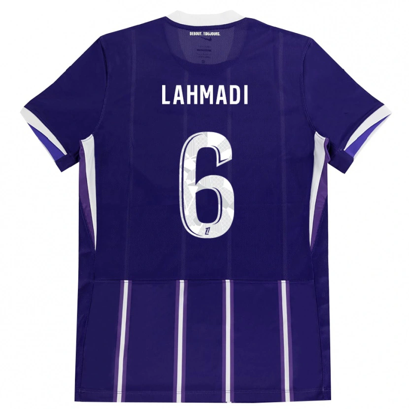 Danxen Män Noah Lahmadi #6 Lila Vit Hemmatröja Matchtröjor 2026/27 Tröjor T-Tröja