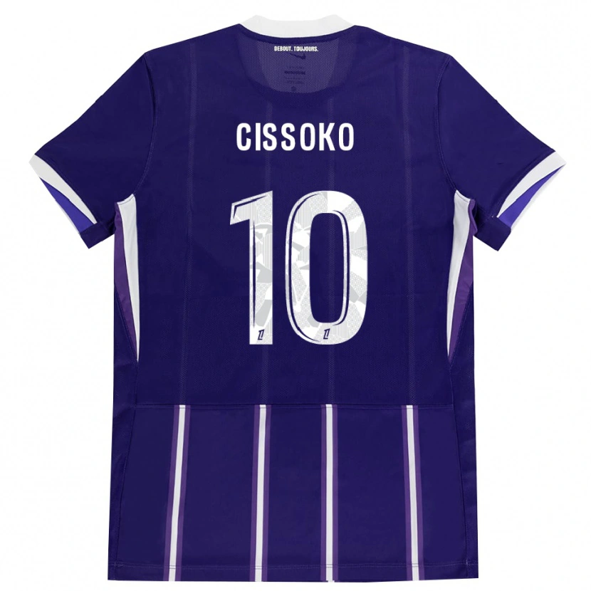 Danxen Män Ibrahim Cissoko #10 Lila Vit Hemmatröja Matchtröjor 2026/27 Tröjor T-Tröja