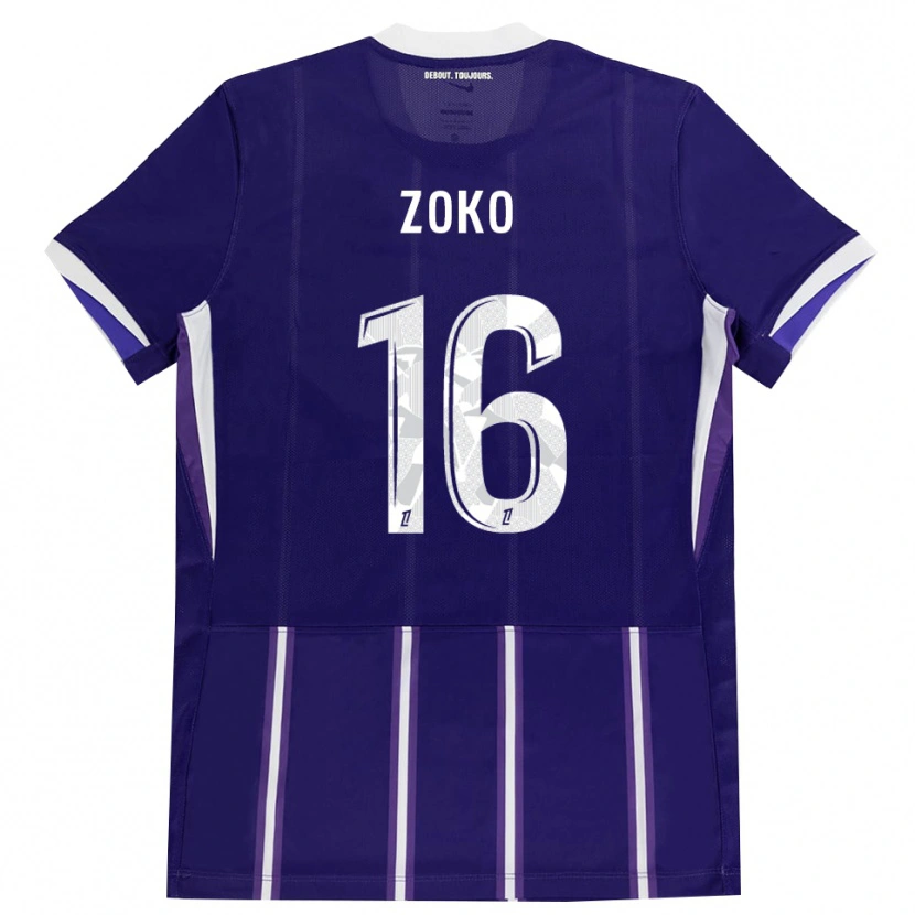 Danxen Män Nathan Zoko #16 Lila Vit Hemmatröja Matchtröjor 2026/27 Tröjor T-Tröja