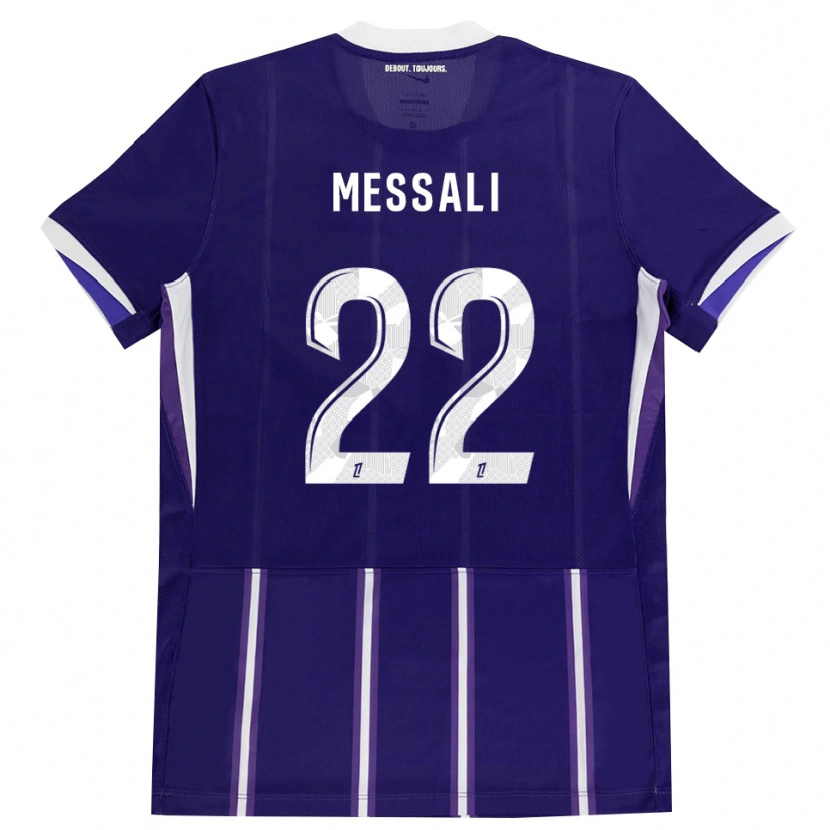 Danxen Män Rafik Messali #22 Lila Vit Hemmatröja Matchtröjor 2026/27 Tröjor T-Tröja