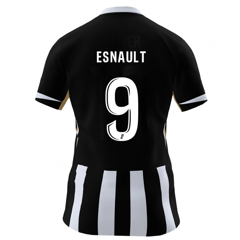 Danxen Män Joshua Esnault #9 Svart Blå Hemmatröja Matchtröjor 2026/27 Tröjor T-Tröja