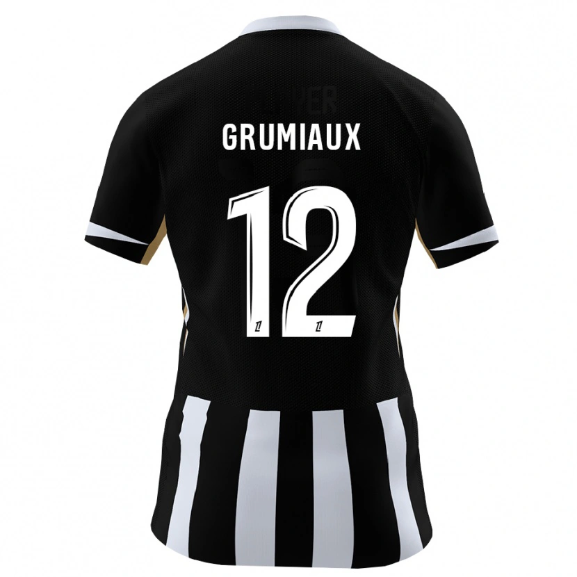 Danxen Män Bibi Grumiaux #12 Svart Blå Hemmatröja Matchtröjor 2026/27 Tröjor T-Tröja