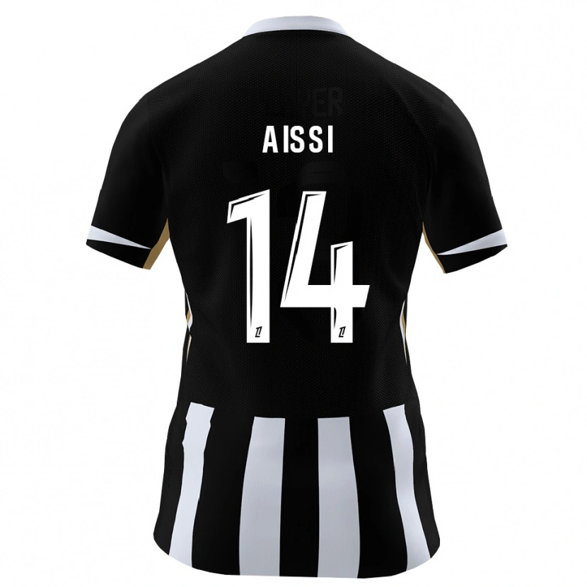 Danxen Män Kylian Aissi #14 Svart Blå Hemmatröja Matchtröjor 2026/27 Tröjor T-Tröja