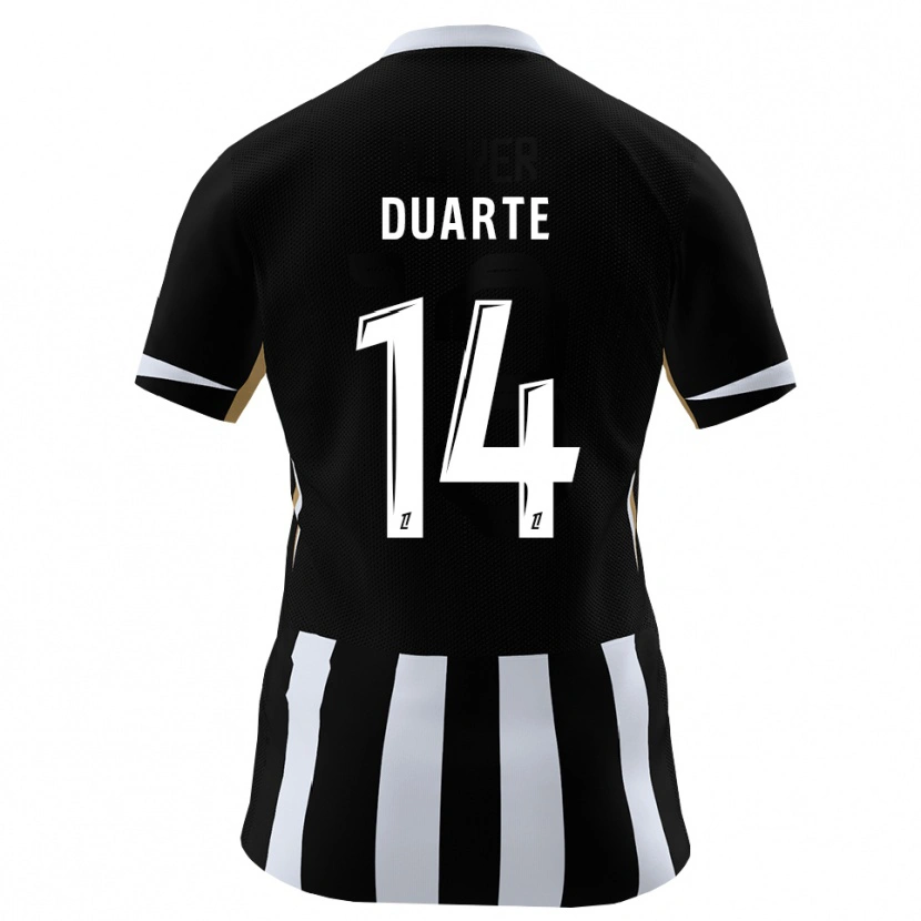 Danxen Män Luis Duarte #14 Svart Blå Hemmatröja Matchtröjor 2026/27 Tröjor T-Tröja