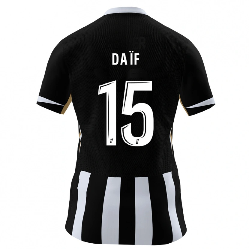 Danxen Män Ziyad Daïf #15 Svart Blå Hemmatröja Matchtröjor 2026/27 Tröjor T-Tröja