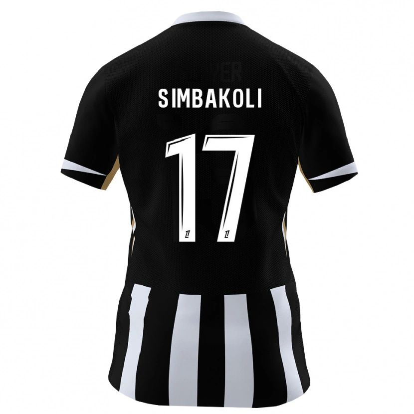 Danxen Män Usman Simbakoli #17 Svart Blå Hemmatröja Matchtröjor 2026/27 Tröjor T-Tröja