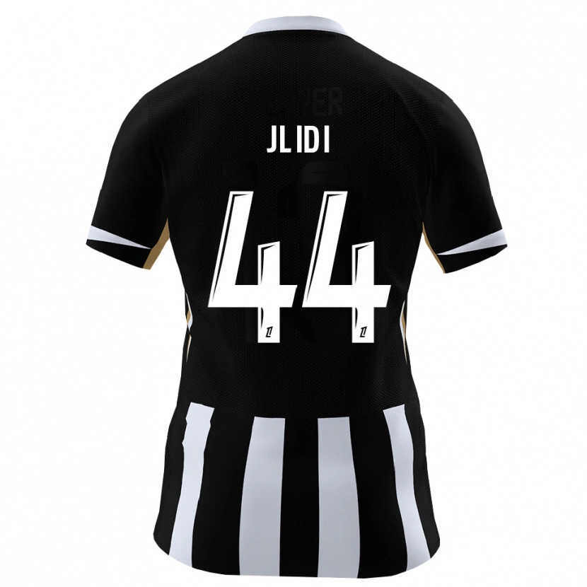 Danxen Män Yahia Jlidi #44 Svart Blå Hemmatröja Matchtröjor 2026/27 Tröjor T-Tröja