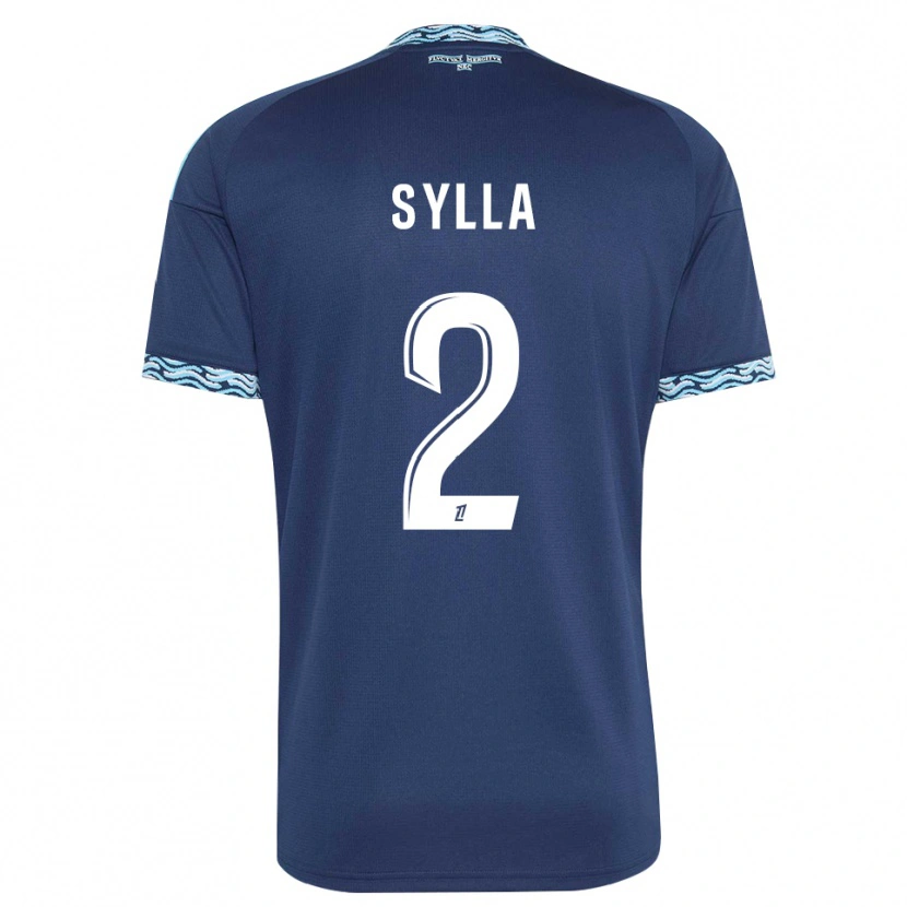 Danxen Män Mohamed Sylla #2 Stålblå Vit Hemmatröja Matchtröjor 2026/27 Tröjor T-Tröja