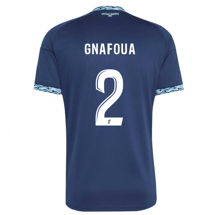Danxen Män Isaac Gnafoua #2 Stålblå Vit Hemmatröja Matchtröjor 2026/27 Tröjor T-Tröja