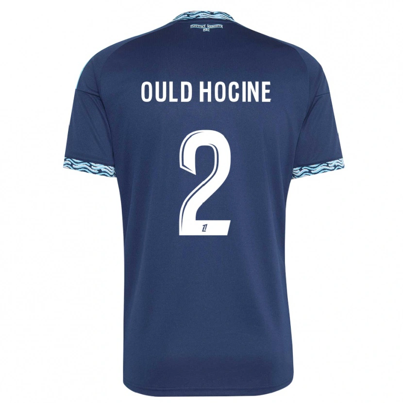 Danxen Män Célina Ould Hocine #2 Stålblå Vit Hemmatröja Matchtröjor 2026/27 Tröjor T-Tröja
